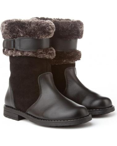 Botas de Menina ANGELITOS BOTAS PIEL 152 NEGRO