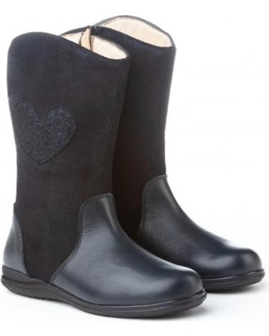 Boots für Mädchen ANGELITOS BOTAS PIEL 153 MARINO