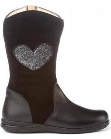 Stivali per Bambina ANGELITOS BOTAS PIEL 153 NEGRO