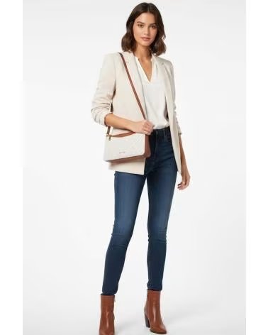 MICHAEL KORS BORSA A TRACOLLA ARDEN MD VANILLA