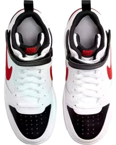 NIKE CD7782 HIGH-TOP SNEAKER MIT KLETTVERSCHLUSS BLANCO-NEGRO