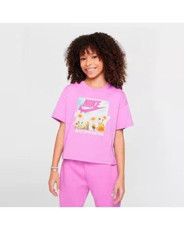 NIKE CAMISETA NIKE MOVE WITH NATURE HM6311 ROSA