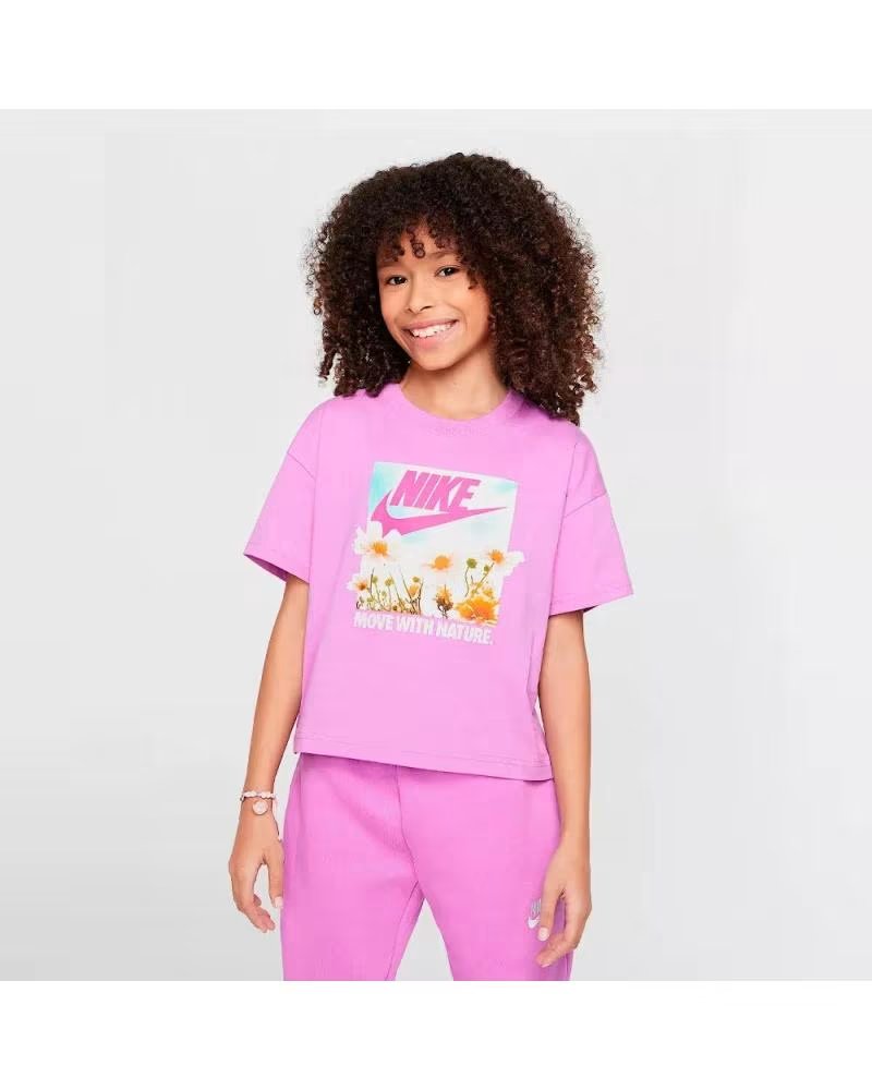 NIKE CAMISETA NIKE MOVE WITH NATURE HM6311 ROSA