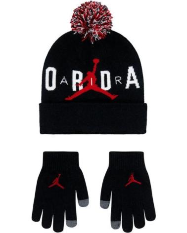 JORDAN SET JORDAN DE GORRO CON POMPON Y GUANTES 9A0869-023 DEFAULT TITLE