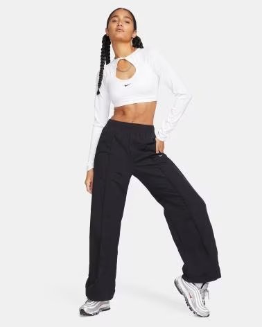 NIKE PANTALON MUJER EVERYTHING WOVENS FQ3588 NEGRO