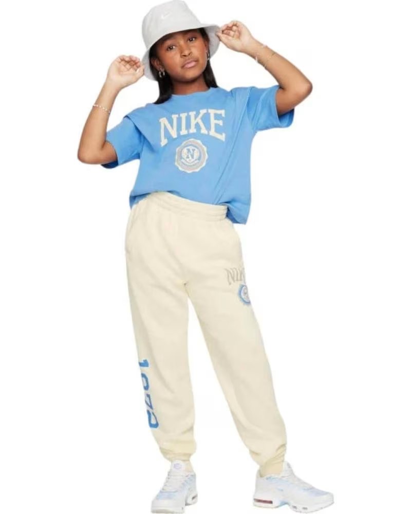 NIKE PANTALONI JOGGER HJ3374 STAMPATI NEGRO