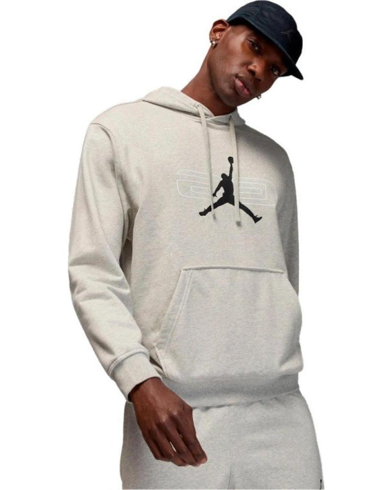 NIKE SUDADERA JORDAN SPORT HQ8694 CON CAPUCHA GRIS