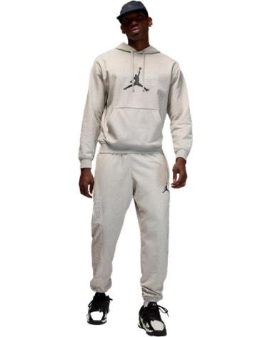 NIKE SUDADERA JORDAN SPORT HQ8694 CON CAPUCHA GRIS