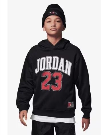 NIKE MOLETOM COM CAPUZ JORDAN 23 NEGRO