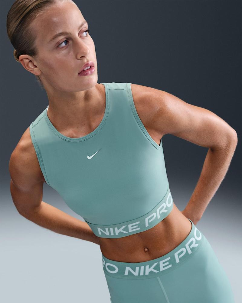 NIKE TOP DEPORTIVO NIKE PRO FZ3615 VERDE