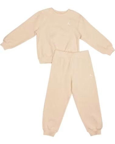 NIKE CONJUNTO CHANDAL KIDS JORDAN BUBBLE KNIT 35F175 BEIGE