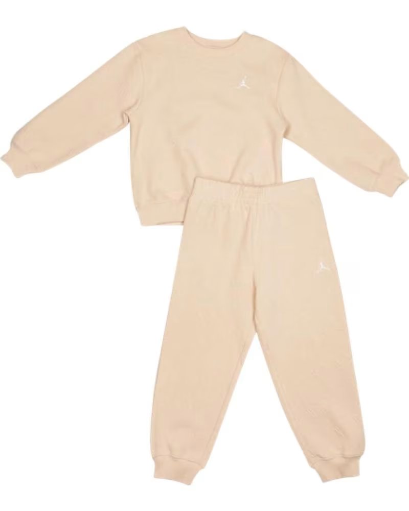NIKE CONJUNTO CHANDAL KIDS JORDAN BUBBLE KNIT 35F175 BEIGE