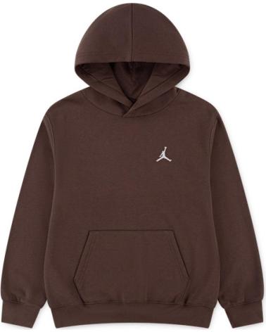 NIKE SUDADERA JORDAN 95F116-X25 CON CAPUCHA MARRóN