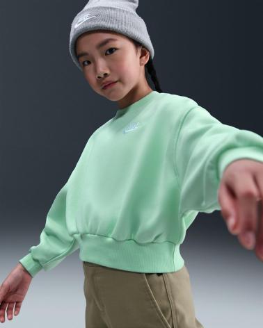 NIKE SUDADERA SPORTSWEAR CLUB FLEECE FZ9244 VERDE
