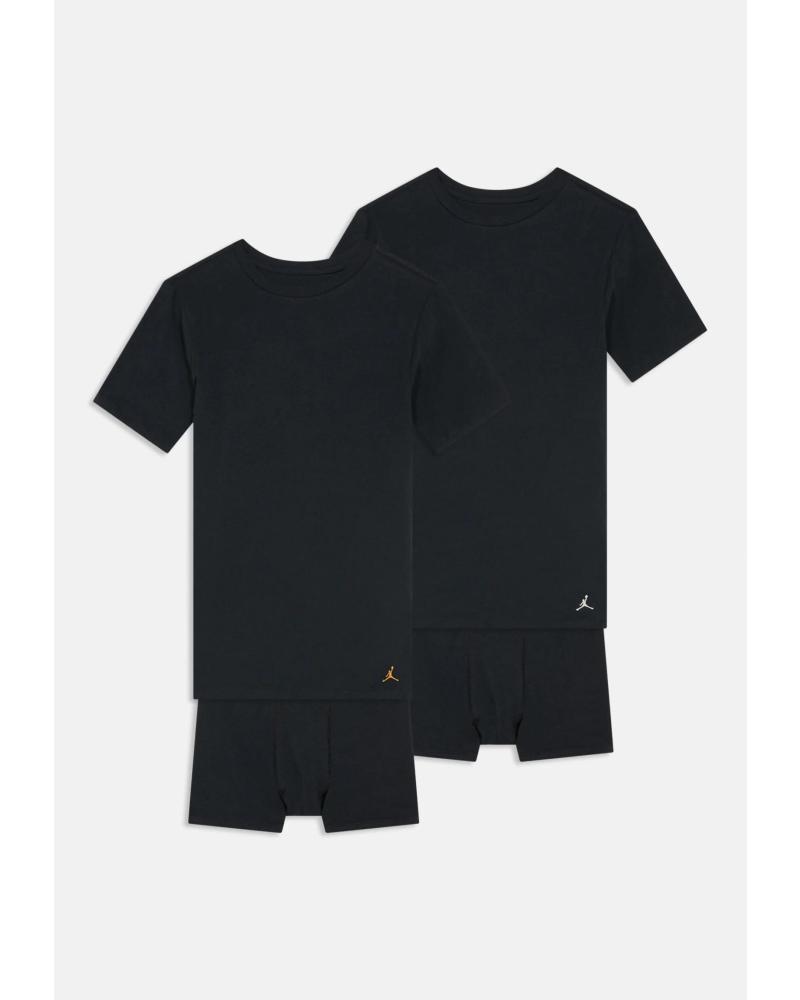 JORDAN CONJUNTO CAMISETA CALZONCILLOS JM0798-023 NEGRO