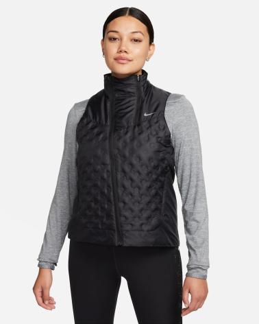 NIKE CHALECO MUJER THERMA FIT ADV REPEL FB7606 NEGRO