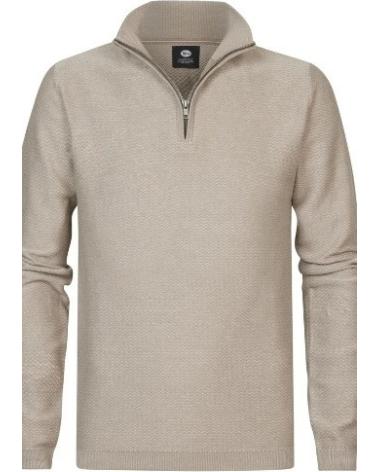 PETROL JERSEY CON CREMALLERA PETROL KWC205 BEIGE