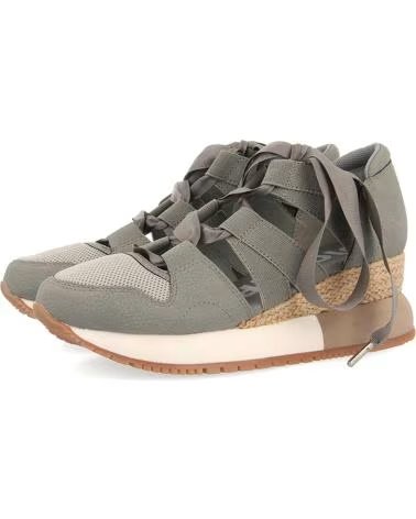 GIOSEPPO GIOSEPPO 65422 LIZARDA SNEAKERS CON CUÑA Y CORDONES JEANS