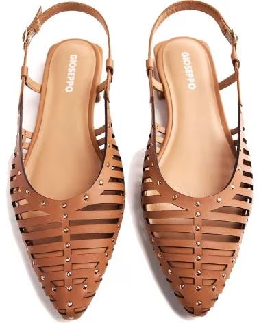MULES GIOSEPPO JERICHO EN PIEL CAMEL 74076-P MARRóN