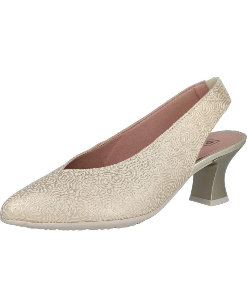 PITILLOS ZAPATO DESTALONADO TACÓN BAJO 11180 ORO