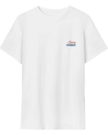 JIMMY LION CAMISETA DE MANGA CORTA 959526-WHITE EN PARA UNISEX BLANCO