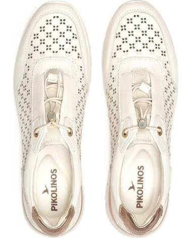 PIKOLINOS 6707 ZAPATILLAS CASUAL DE MUJER PIEL CREMA