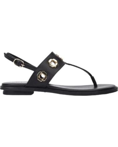 MARTINELLI SANDALIA MAZZINI NEGRA CON ADORNOS DORADOS REF 1171542 NEGRO