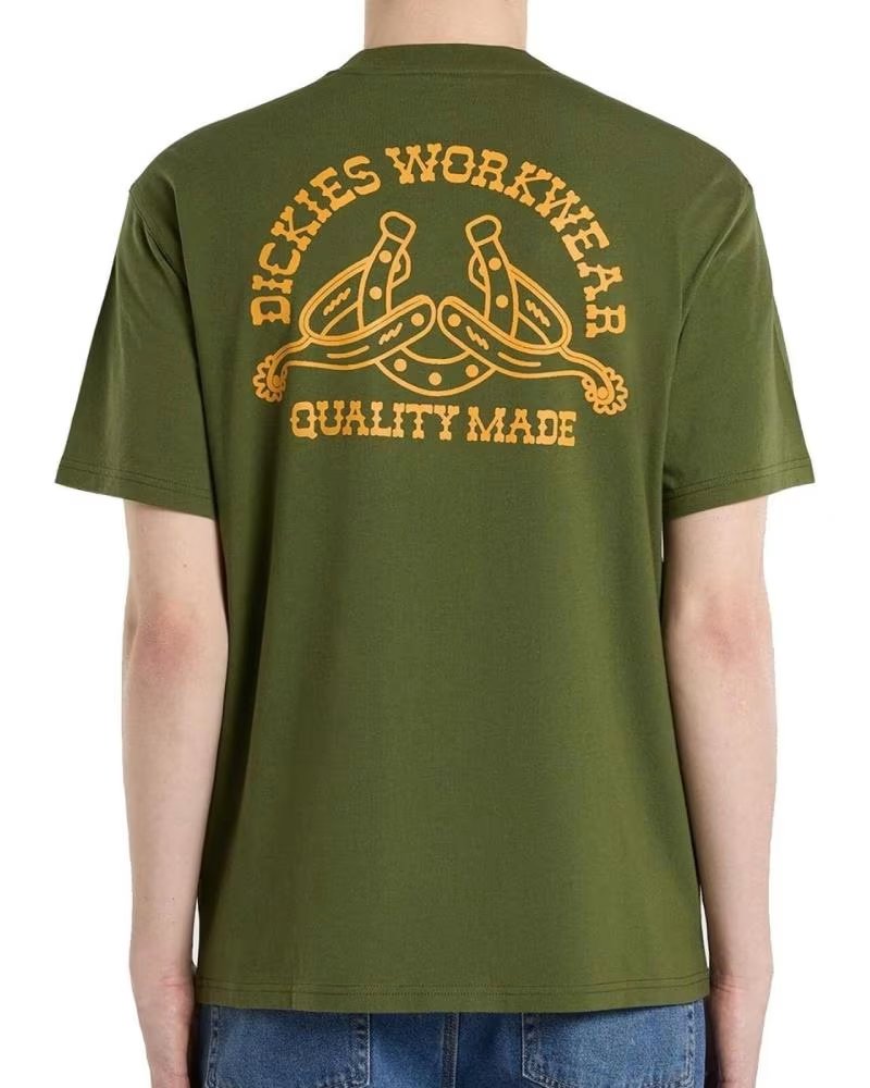 DICKIES CAMISETA DE MANGA CORTA BETTSVILLE EN VERDE PARA HOMBRE