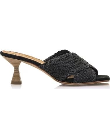 MTNG MUSTANG BLACK HEELED SANDALS FOR WOMEN NEGRO