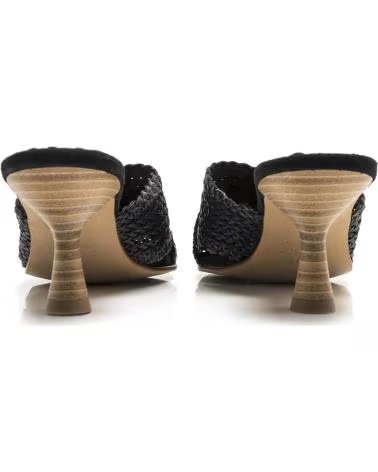 MTNG MUSTANG BLACK HEELED SANDALS FOR WOMEN NEGRO