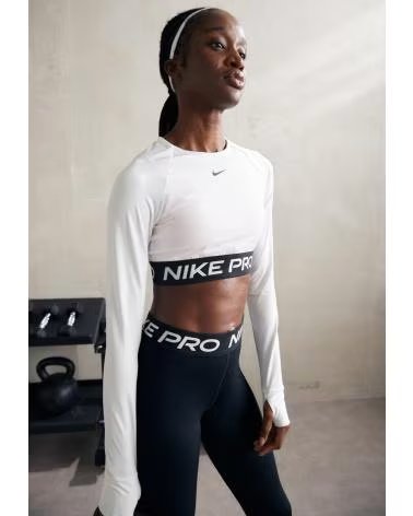 NIKE Camiseta De Manga Larga Fv5484-010 en negro para mujer NEGRO