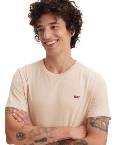 LEVIS CAMISETA DE MANGA CORTA EN PARA HOMBRE BEIGE