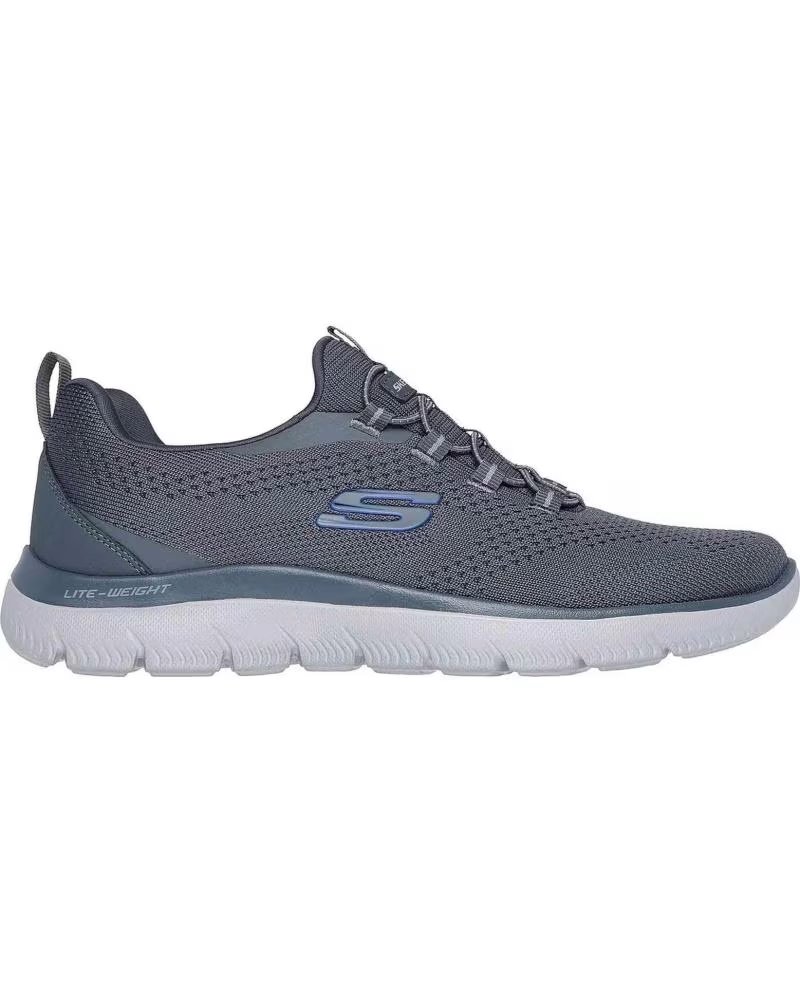 SKECHERS ZAPATILLAS EN PARA HOMBRE GRIS