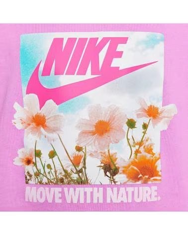 NIKE CAMISETA NIKE MOVE WITH NATURE HM6311 ROSA