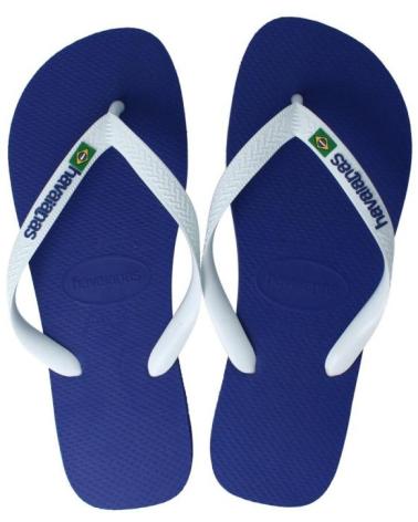 Chanclas de Hombre y Niño HAVAIANAS 4110850 2711 BRASIL LOGO MARINE BLUE