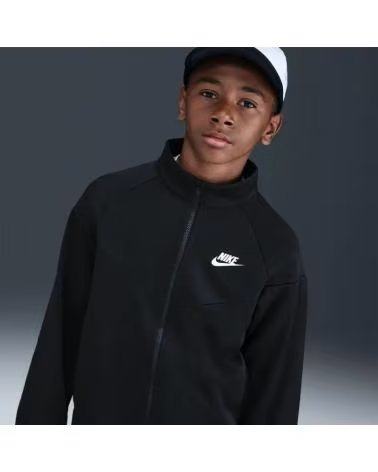 NIKE TUTA SPORTSWEAR SPORT BAMBINI HQ9315-010 NEGRO
