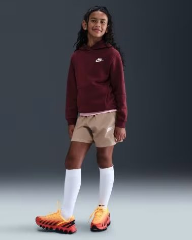 NIKE SUDADERA KIDS SPORTSWEAR CLUB FLEECE FD3000 BURDEOS