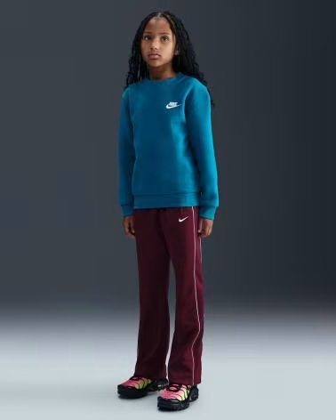 NIKE SUDADERA KIDS SPORTSWEAR CLUB FLEECE FD3006 CELESTE
