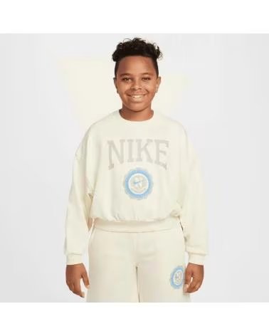 NIKE SWEATSHIRT HJ3373 ESTILO VARSITY BLANCO