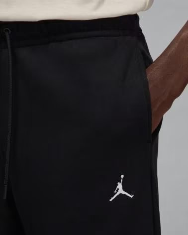 JORDAN Pantalon Largo Fv7277-010 en negro para hombre BLACK-WHITE