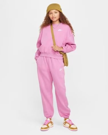 NIKE SWEATSHIRT NIKE SPORTSWEAR CLUB FLEECE FZ9244 ROSA OSCURO