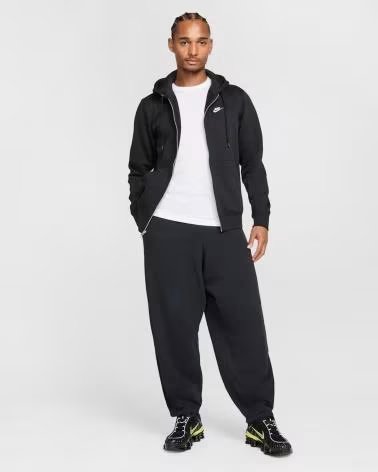NIKE VESTE NIKE CLUB FLEECE FULL ZIP FN3861 NEGRO