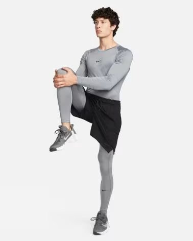 NIKE CAMISETA HOMBRE FITNESS PRO FB7919 GRIS