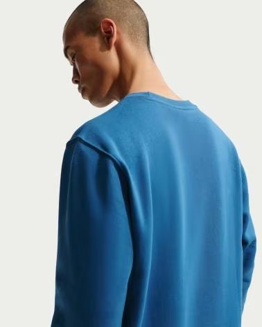 NIKE SUDADERA HOMBRE CLUB FLEECE FN3886 CELESTE
