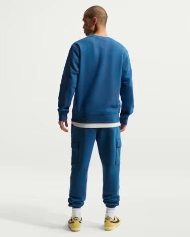 NIKE SUDADERA HOMBRE CLUB FLEECE FN3886 CELESTE