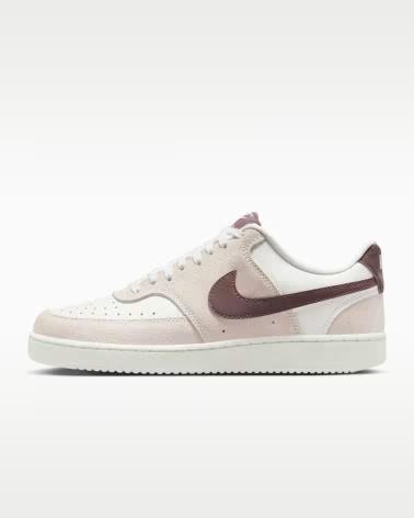 NIKE ZAPATILLAS MUJER COURT VISION LOW IB5873 BEIG CLARO