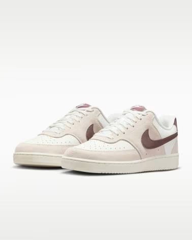 NIKE ZAPATILLAS MUJER COURT VISION LOW IB5873 BEIG CLARO