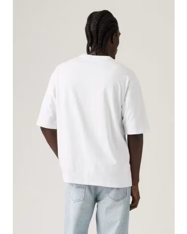LEVIS CAMISETA DE MANGA CORTA 005OB-0000 EN BLANCO PARA HOMBRE BRIGHT WHITE