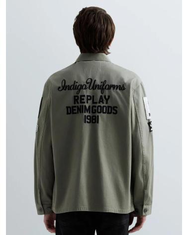 REPLAY SOBRE CAMISA HOMBRE M8445C MENTA