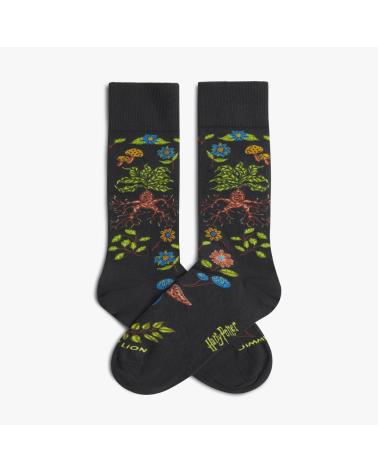 JIMMY LION CALCETINES UNISEX JIMMY LION CON DISEÑO DE PALMERAS GRIS